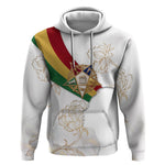 Order Of The Eastern Star Hoodie OES Elegant Floral Line Art Fraternal Symbolism
