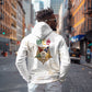 Order Of The Eastern Star Hoodie OES Elegant Floral Line Art Fraternal Symbolism