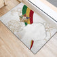 Order Of The Eastern Star Rubber Doormat OES Elegant Floral Line Art Fraternal Symbolism