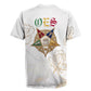 Order Of The Eastern Star Rugby Jersey OES Elegant Floral Line Art Fraternal Symbolism
