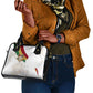 Order Of The Eastern Star Shoulder Handbag OES Elegant Floral Line Art Fraternal Symbolism