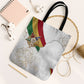 Order Of The Eastern Star Tote Bag OES Elegant Floral Line Art Fraternal Symbolism