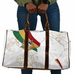 Order Of The Eastern Star Travel Bag OES Elegant Floral Line Art Fraternal Symbolism