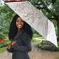Order Of The Eastern Star Umbrella OES Elegant Floral Line Art Fraternal Symbolism