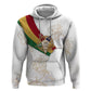 Order Of The Eastern Star Zip Hoodie OES Elegant Floral Line Art Fraternal Symbolism