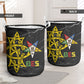 OES Order Of The Eastern Star Laundry Basket Five Pointed Star Emblem On Black Marble Texture