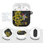 OES Order Of The Eastern Star AirPods Case Five Pointed Star Emblem On Black Marble Texture