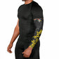 OES Order Of The Eastern Star Arm Sleeves Five Pointed Star Emblem On Black Marble Texture