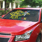 OES Order Of The Eastern Star Auto Sun Shade Five Pointed Star Emblem On Black Marble Texture