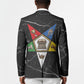 OES Order Of The Eastern Star Blazer Five Pointed Star Emblem On Black Marble Texture