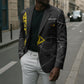 OES Order Of The Eastern Star Blazer Five Pointed Star Emblem On Black Marble Texture