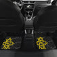 OES Order Of The Eastern Star Car Mats Five Pointed Star Emblem On Black Marble Texture
