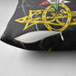 OES Order Of The Eastern Star Pillow Cover Five Pointed Star Emblem On Black Marble Texture