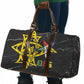 OES Order Of The Eastern Star Travel Bag Five Pointed Star Emblem On Black Marble Texture