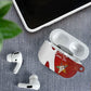 OES Order Of The Eastern Star AirPods Case Five Pointed Star Emblem With Gold Floral Art