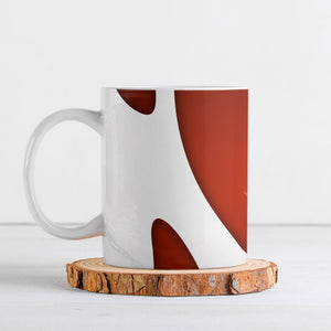 OES Order Of The Eastern Star Ceramic Mug Five Pointed Star Emblem With Gold Floral Art