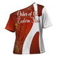 OES Order Of The Eastern Star Cross Shoulder Shirt Five Pointed Star Emblem With Gold Floral Art