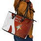 OES Order Of The Eastern Star Leather Tote Bag Five Pointed Star Emblem With Gold Floral Art