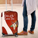 OES Order Of The Eastern Star Luggage Cover Five Pointed Star Emblem With Gold Floral Art