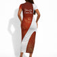 OES Order Of The Eastern Star Short Sleeve Bodycon Dress Five Pointed Star Emblem With Gold Floral Art