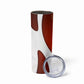 OES Order Of The Eastern Star Skinny Tumbler Five Pointed Star Emblem With Gold Floral Art