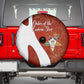 OES Order Of The Eastern Star Spare Tire Cover Five Pointed Star Emblem With Gold Floral Art