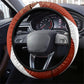 OES Order Of The Eastern Star Steering Wheel Cover Five Pointed Star Emblem With Gold Floral Art
