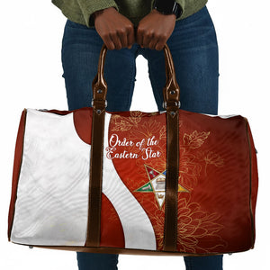 OES Order Of The Eastern Star Travel Bag Five Pointed Star Emblem With Gold Floral Art