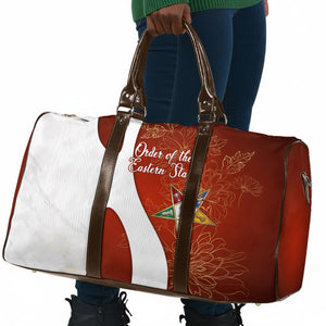 OES Order Of The Eastern Star Travel Bag Five Pointed Star Emblem With Gold Floral Art