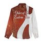 OES Order Of The Eastern Star Women Casual Shirt Five Pointed Star Emblem With Gold Floral Art