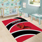 Trinidad And Tobago Independence Day Scarlet Ibis Area Rug Steelpan Heritage National Flag