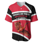 Trinidad And Tobago Independence Day Scarlet Ibis Baseball Jersey Steelpan Heritage National Flag