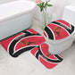 Trinidad And Tobago Independence Day Scarlet Ibis Bathroom Set Steelpan Heritage National Flag