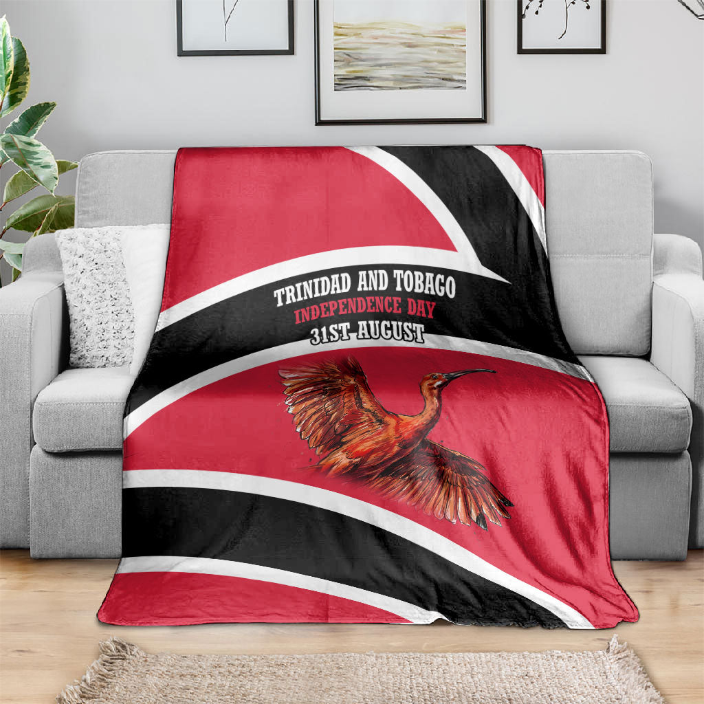 Trinidad And Tobago Independence Day Scarlet Ibis Blanket Steelpan Heritage National Flag
