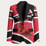 Trinidad And Tobago Independence Day Scarlet Ibis Blazer Steelpan Heritage National Flag