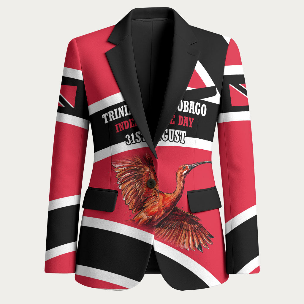 Trinidad And Tobago Independence Day Scarlet Ibis Blazer Steelpan Heritage National Flag