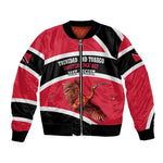 Trinidad And Tobago Independence Day Scarlet Ibis Bomber Jacket Steelpan Heritage National Flag