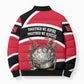 Trinidad And Tobago Independence Day Scarlet Ibis Bomber Puffer Jacket Steelpan Heritage National Flag