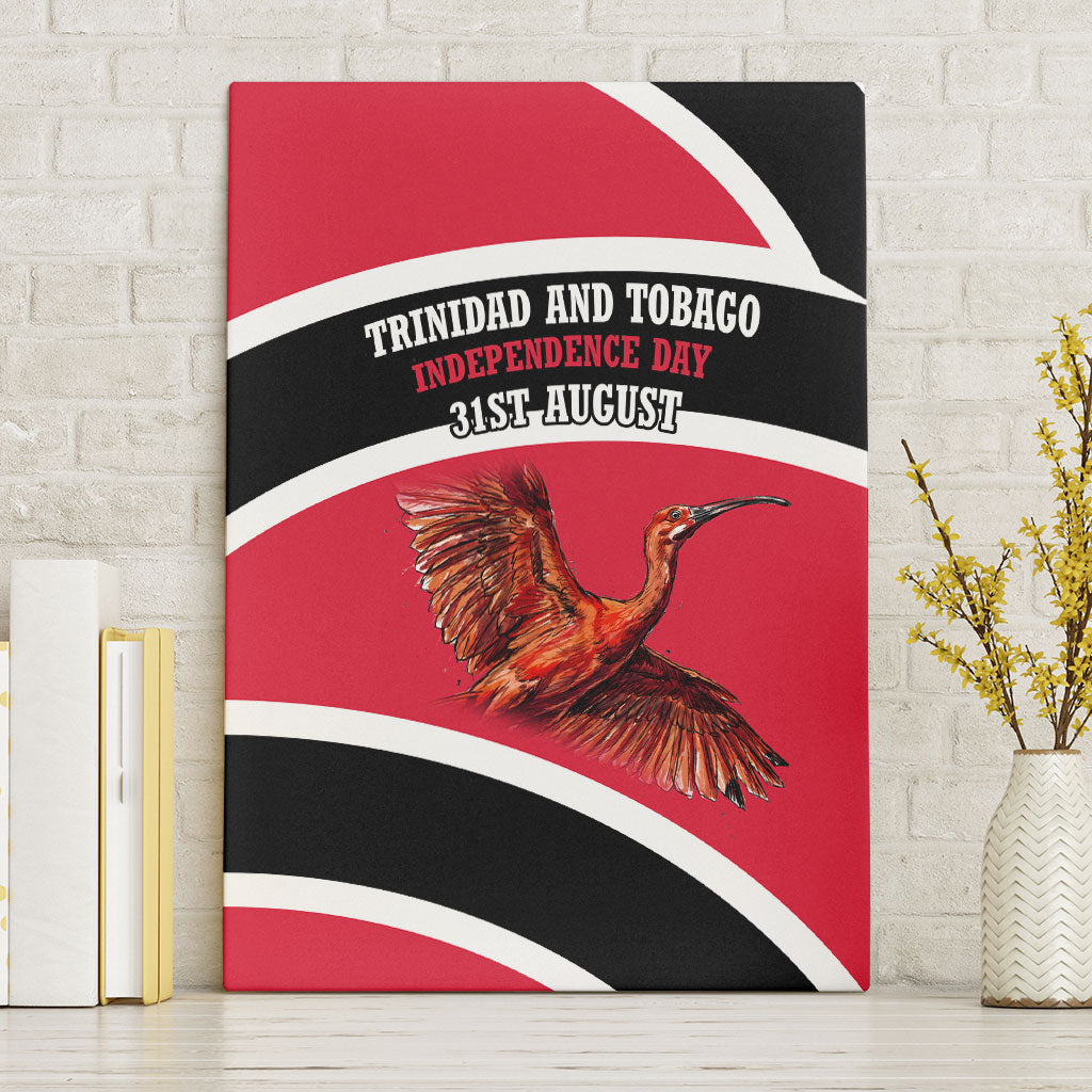 Trinidad And Tobago Independence Day Scarlet Ibis Canvas Wall Art Steelpan Heritage National Flag