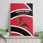 Trinidad And Tobago Independence Day Scarlet Ibis Canvas Wall Art Steelpan Heritage National Flag