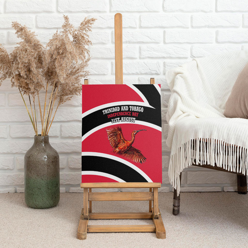 Trinidad And Tobago Independence Day Scarlet Ibis Canvas Wall Art Steelpan Heritage National Flag