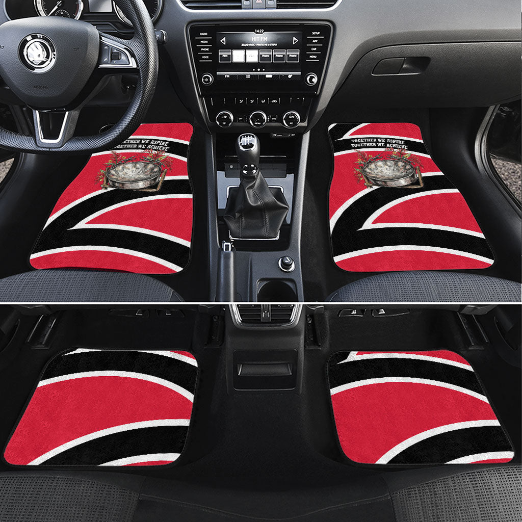 Trinidad And Tobago Independence Day Scarlet Ibis Car Mats Steelpan Heritage National Flag