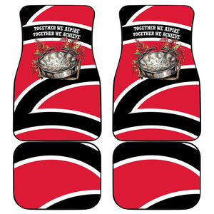 Trinidad And Tobago Independence Day Scarlet Ibis Car Mats Steelpan Heritage National Flag