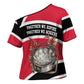 Trinidad And Tobago Independence Day Scarlet Ibis Cross Shoulder Shirt Steelpan Heritage National Flag