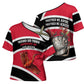 Trinidad And Tobago Independence Day Scarlet Ibis Cross Shoulder Shirt Steelpan Heritage National Flag