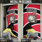 Trinidad And Tobago Independence Day Scarlet Ibis Door Cover Steelpan Heritage National Flag
