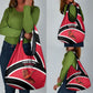 Trinidad And Tobago Independence Day Scarlet Ibis Grocery Bag Steelpan Heritage National Flag