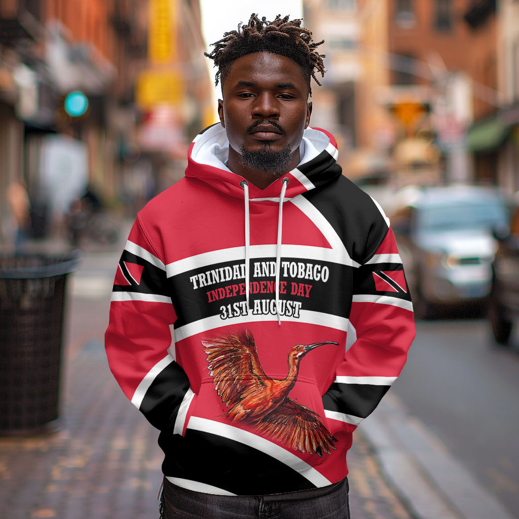 Trinidad And Tobago Independence Day Scarlet Ibis Hoodie Steelpan Heritage National Flag