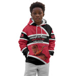 Trinidad And Tobago Independence Day Scarlet Ibis Kid Hoodie Steelpan Heritage National Flag