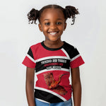 Trinidad And Tobago Independence Day Scarlet Ibis Kid T shirt Steelpan Heritage National Flag